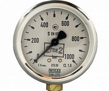 Манометр D63 0-1000 осевой  